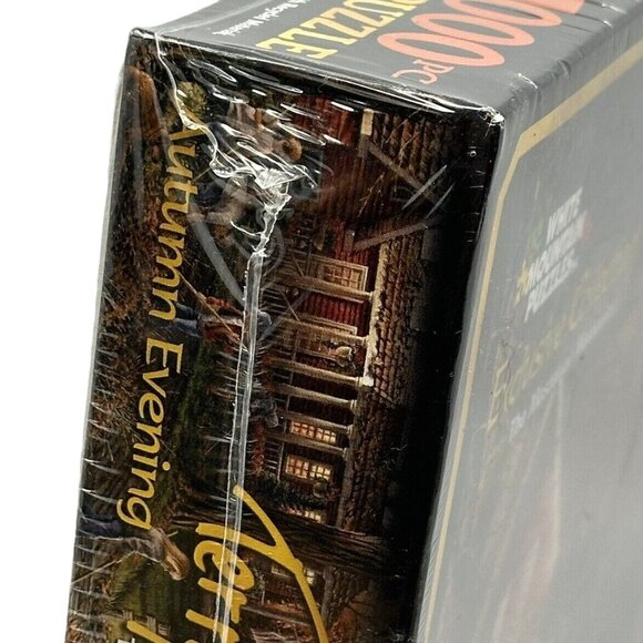 White Mountain Puzzles Terry Redlin Autumn Evening 1000 Piece Puzzle USA - Picture 6 of 6